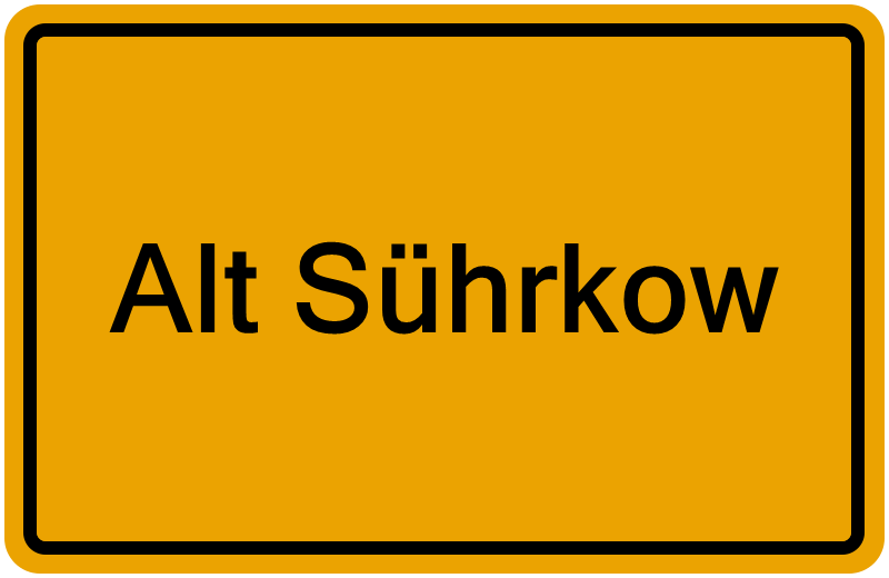 Handelsregisterauszug Alt Sührkow